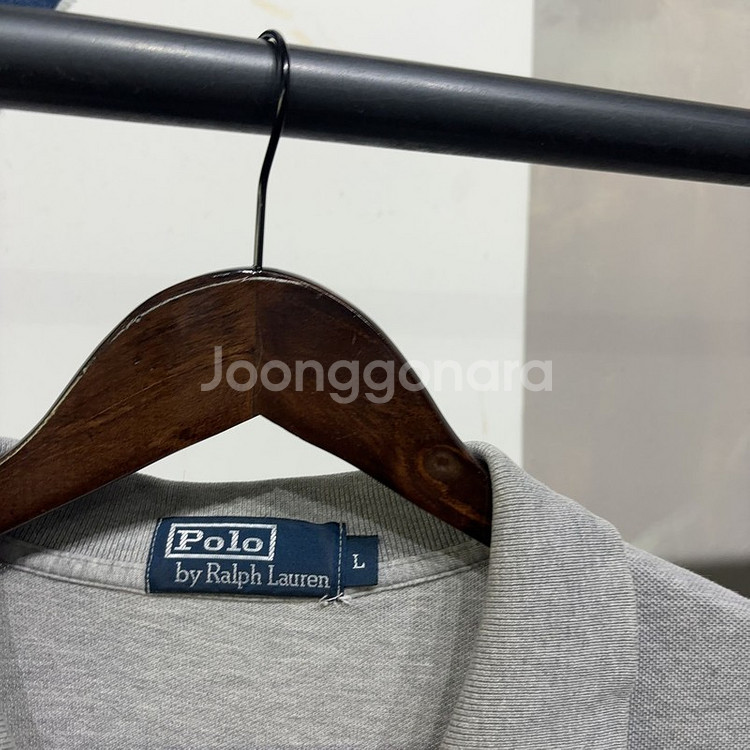 (110) 폴로 랄프로렌 캐주얼 자수 긴팔 카라티--1