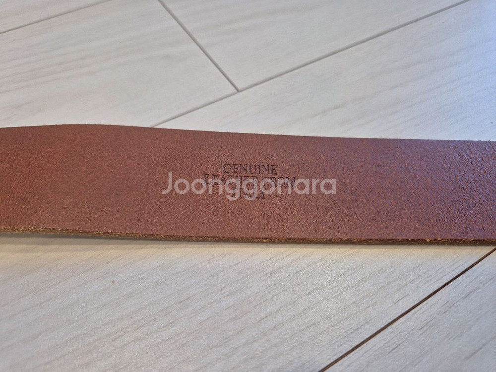 이태리 통가죽벨트 화이트--1