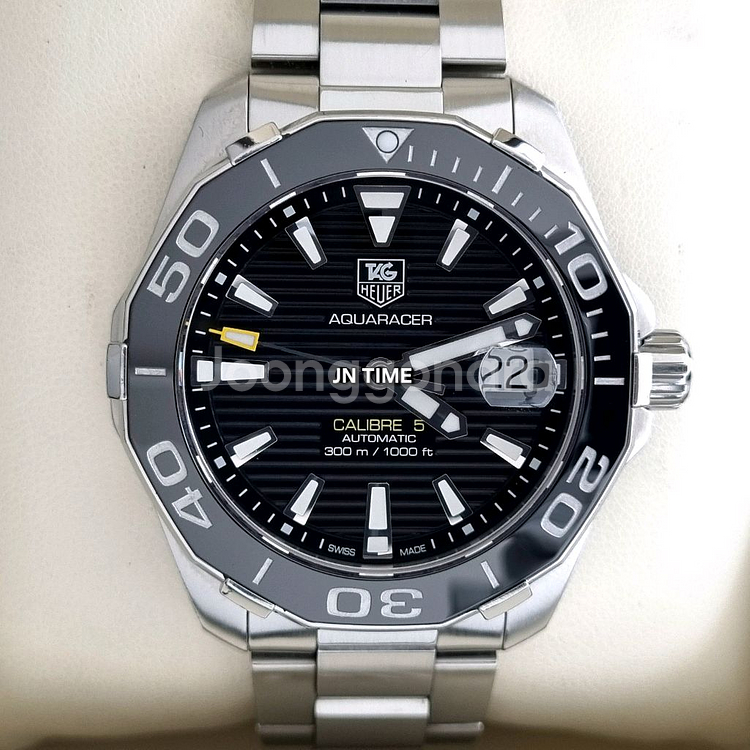 태그호이어 아쿠아레이서 오토 검판 41mm--0