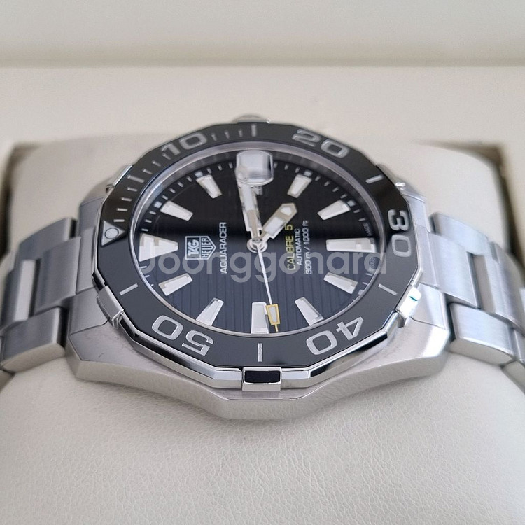 태그호이어 아쿠아레이서 오토 검판 41mm--5