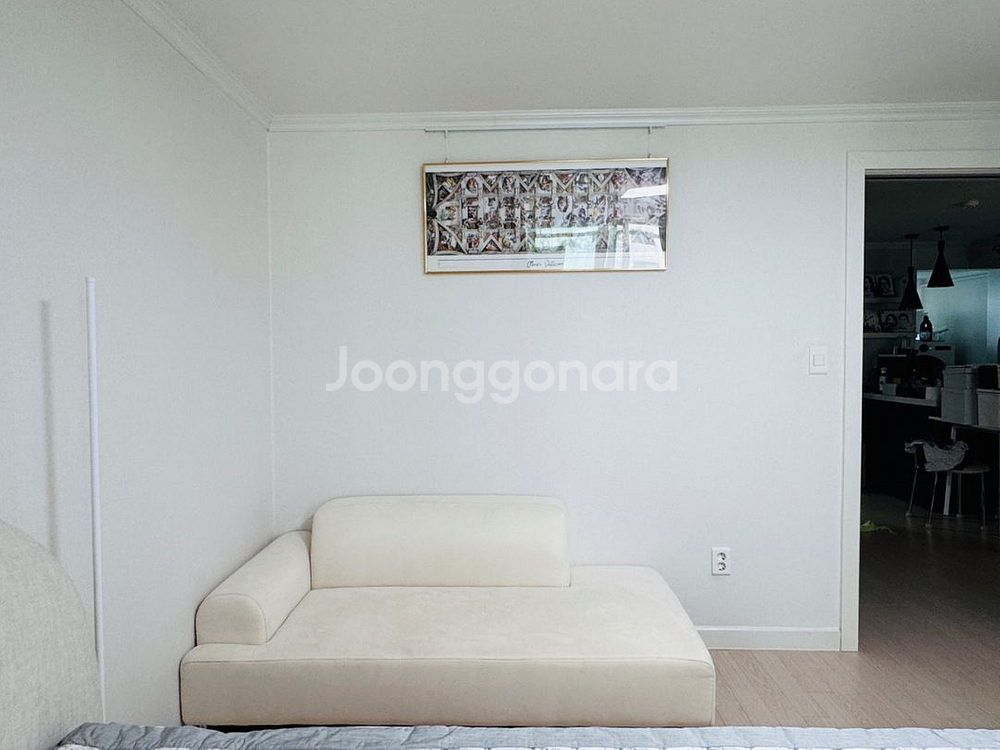 스칸디아 2인~3인 아이보리 소파--6