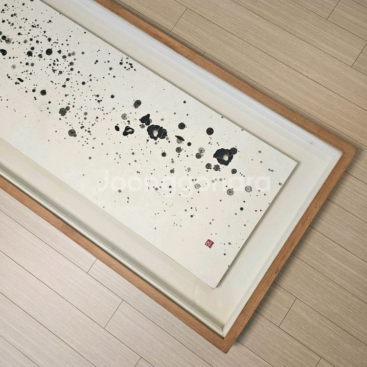허달용 동백꽃 (동양화 미술품 그림 인테리어 대형작품)--2