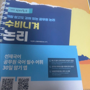 2025 선재국어 수비니겨 논리 분철