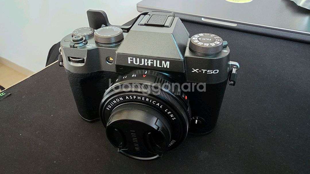 후지필름 x-t50 바디 + xf27mm 일괄 판매--0