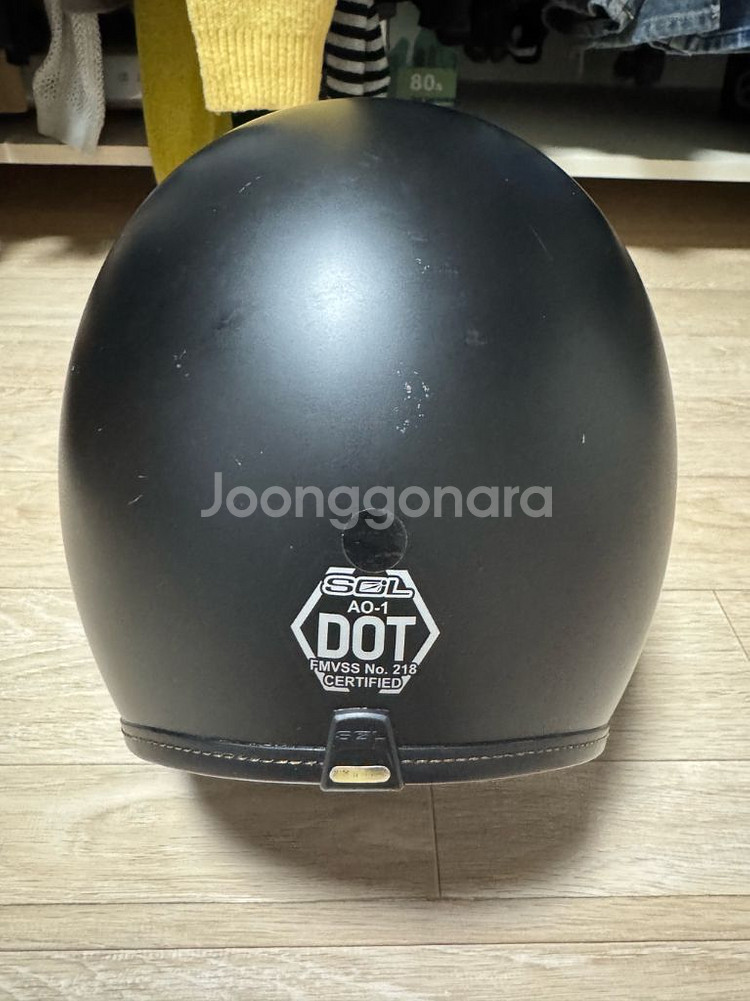 SOL AO-1 무광 블랙 오픈 페이스 헬멧 사이즈 m--4