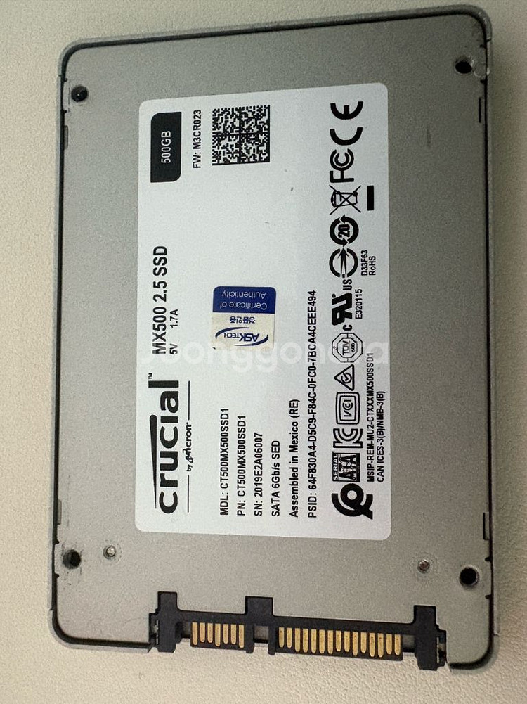 Crucial MX500 500GB SSD--1