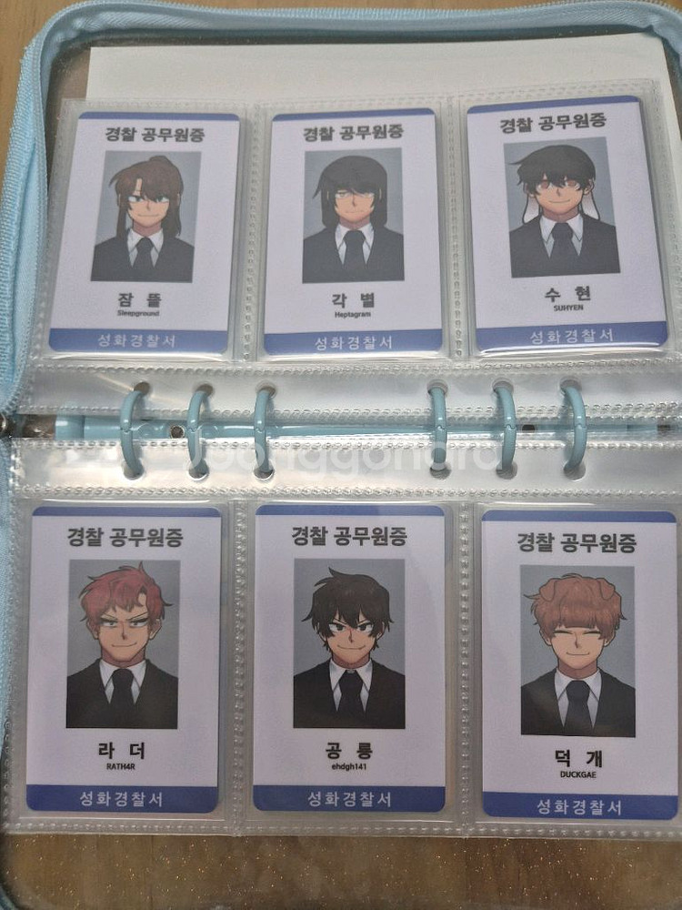 잠뜰 굿즈 랜박 합니다 미수반 팝업 블라인드 특전 시그--7