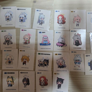 블루아카이브 gs25 콜라보 띠부씰 일괄 판매