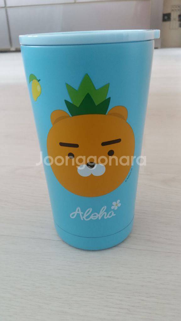 이디야 라이언 텀블러 빨대--0