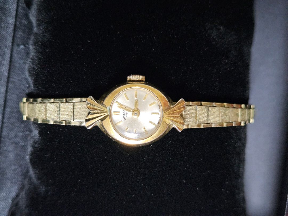 Rotary빈티지 여성용 수동 태엽식SWISS--4