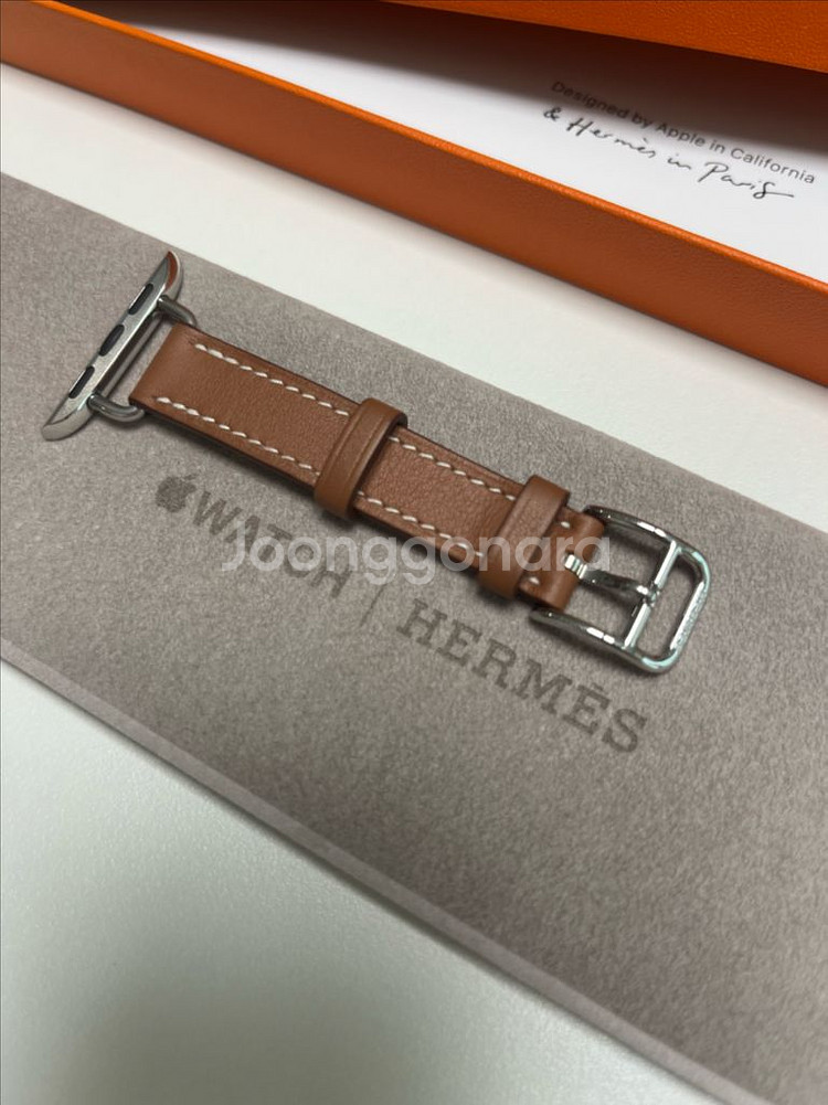 [명품] 정품 에르메스 가죽 애플워치 41mm--2