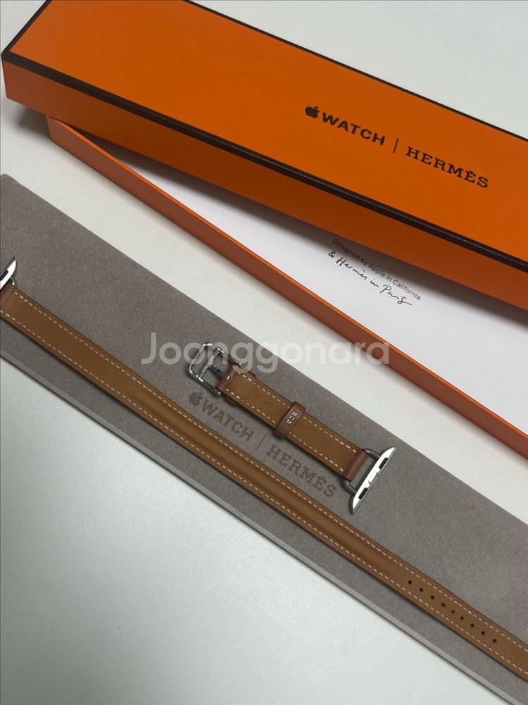 [명품] 정품 에르메스 가죽 애플워치 41mm--0