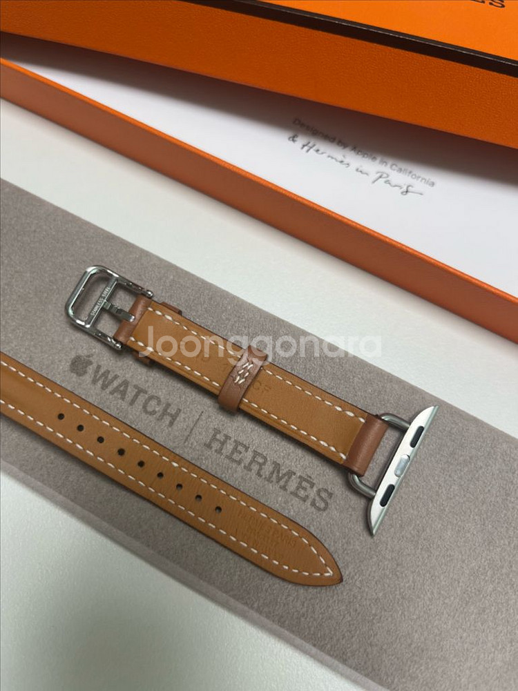 [명품] 정품 에르메스 가죽 애플워치 41mm--1
