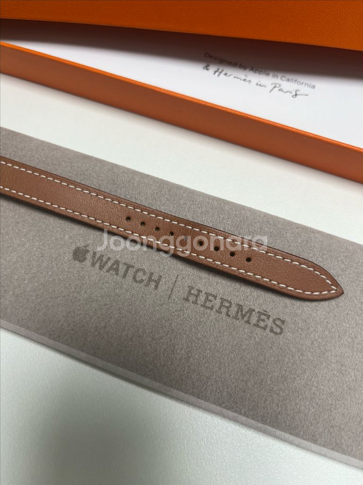 [명품] 정품 에르메스 가죽 애플워치 41mm--3