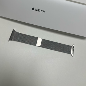 정품 애플워치 밀레니즈 루프 실버 41mm