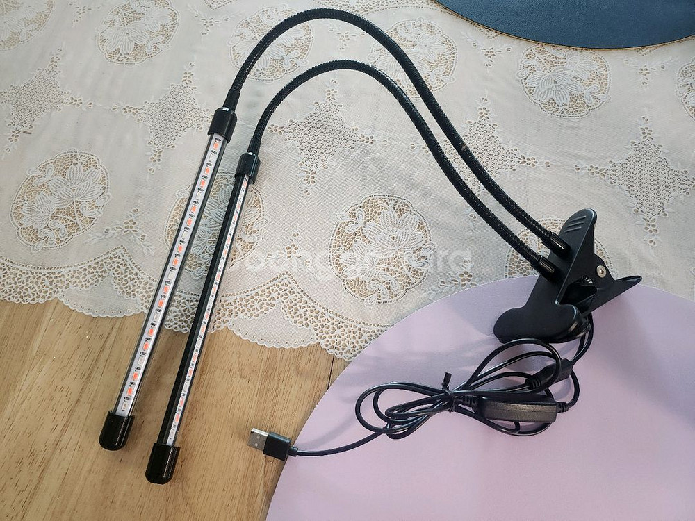 식물 LED 클램프 조명 판매합니다.--1