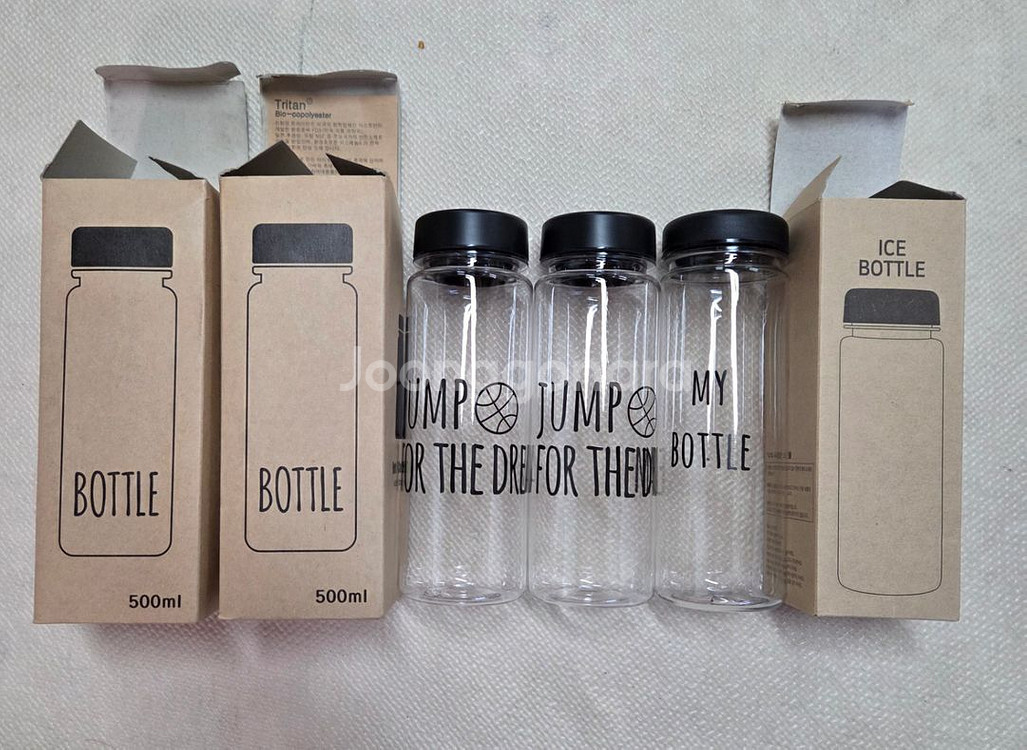 마이보틀 트라이탄 물병 물통 500ml 새상품 3개--0