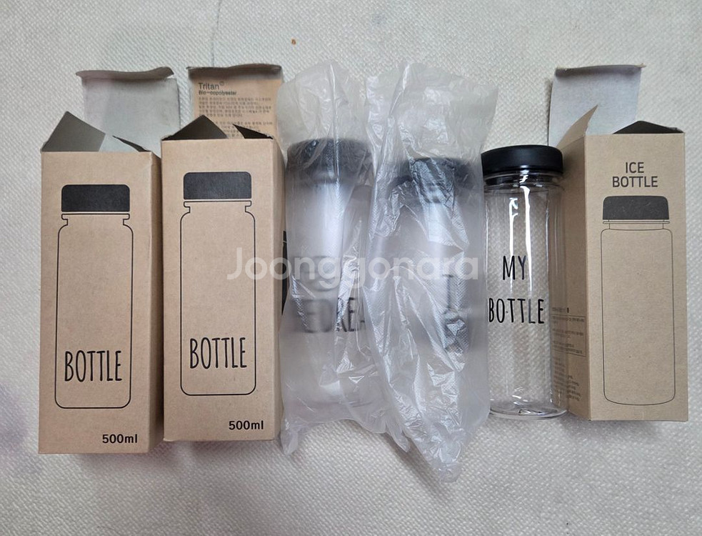 마이보틀 트라이탄 물병 물통 500ml 새상품 3개--1