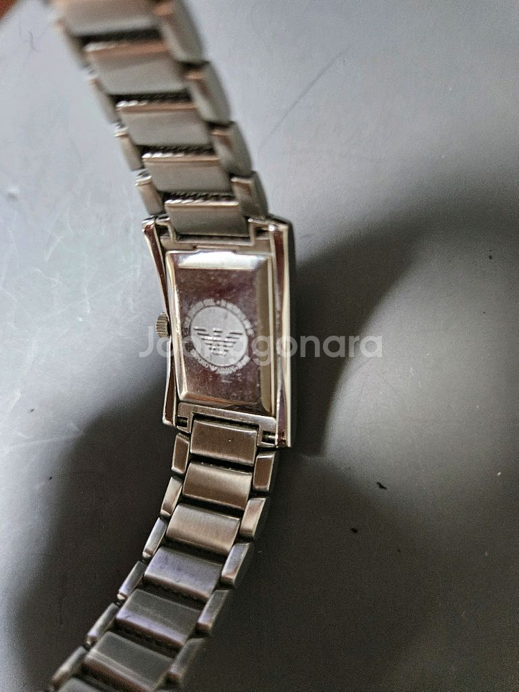 알마니 여성용 메탈 손목 시계--5