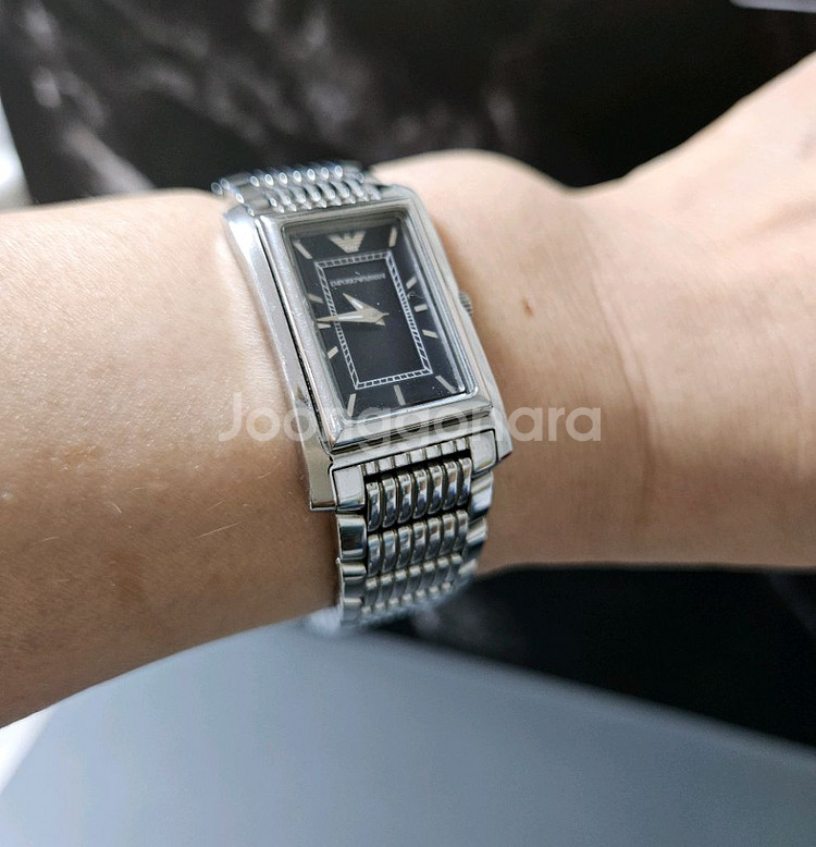 알마니 여성용 메탈 손목 시계--3