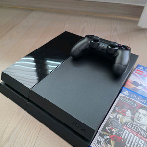 PS4 블랙 + 게임 6개(상태 좋아요, 초기화 완료)