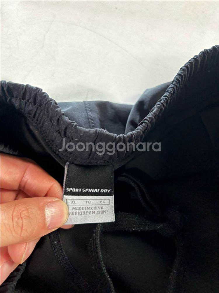 33-34 블랙 기능성 스판 반바지 레깅스--1