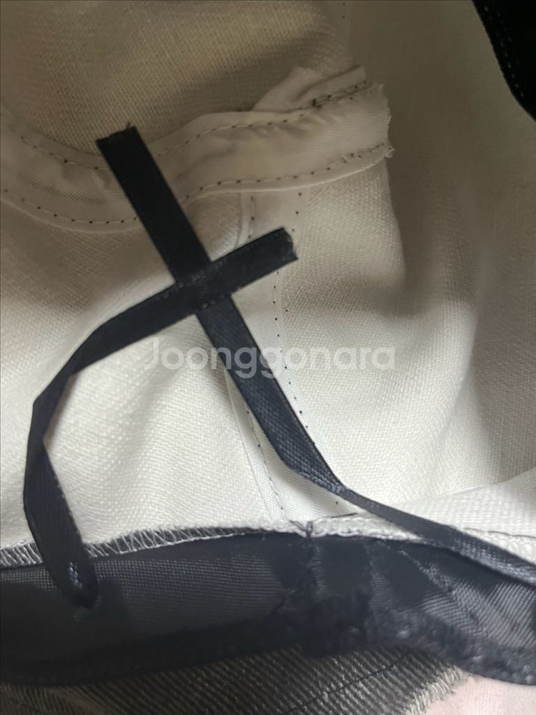 (새상품) 에이블리 데님 버킷햇--3