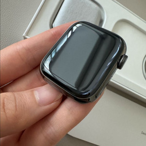 에플워치8 스텐레이스 41mm 그라파이트 s급