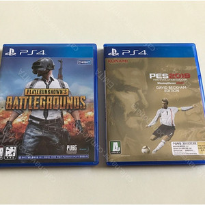 Ps4 배틀그라운드 / pes2019 일괄팝니다.