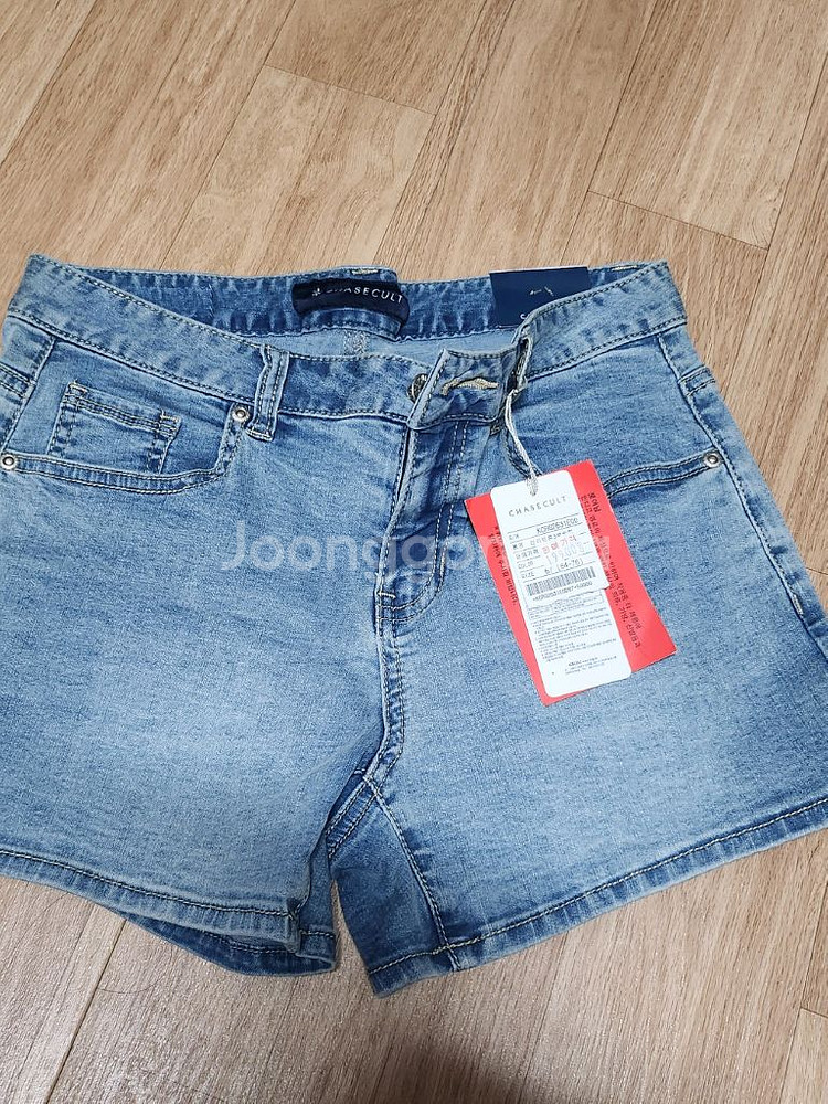 체이스컬트 데님 반바지 새상품--0