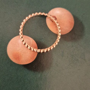 18k 트렌디 비즈링 반지
