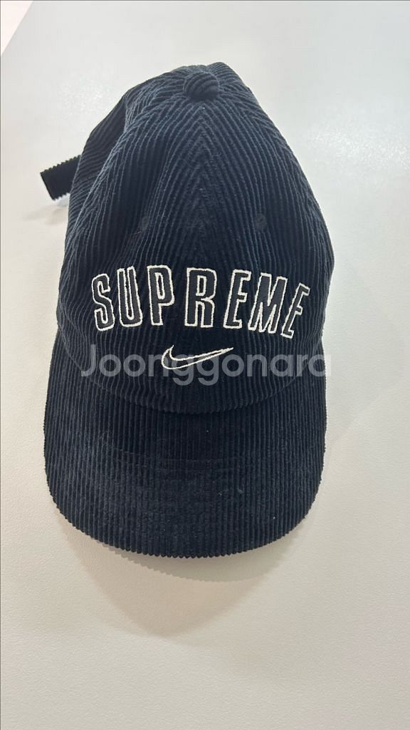 슈프림x나이키 코듀로이 캡 22ss--0