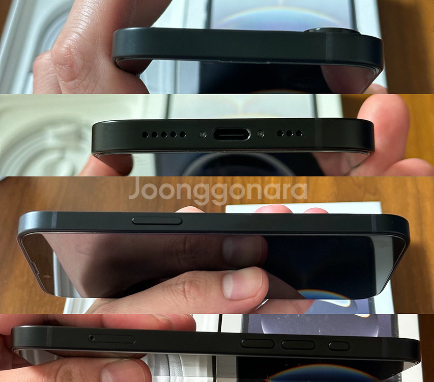 아이폰16e 256g 무음 미사용, 배터리 사이클 0--2