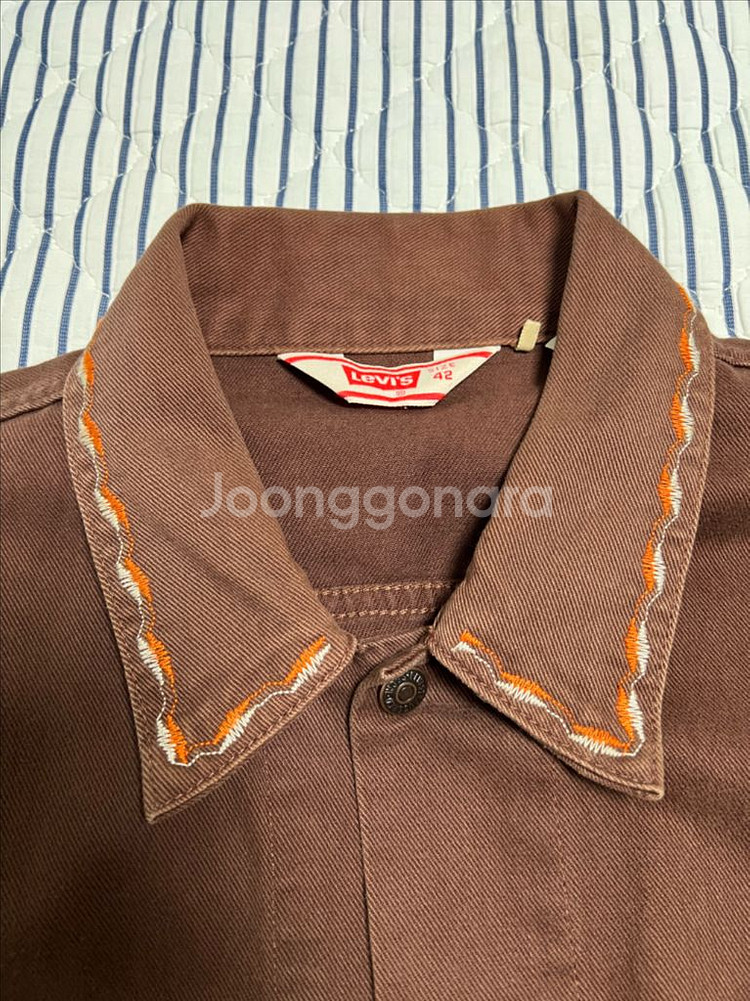 리바이스 lvc embroidered 트러커 자켓100--5
