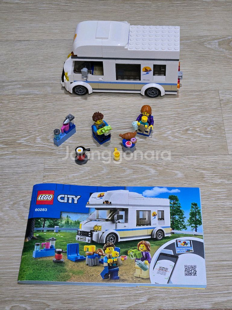 (중고) 레고 시티 60283 휴가용 캠핑밴--0