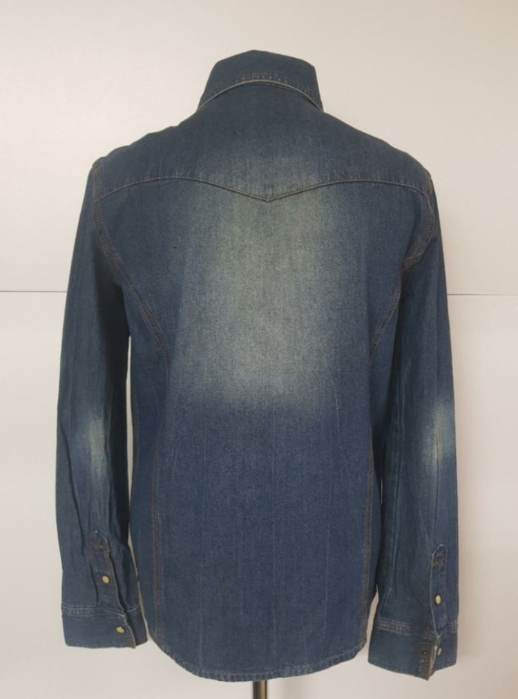 95)지프 자수패치 빈티지 워싱 데님 남방셔츠 이미지