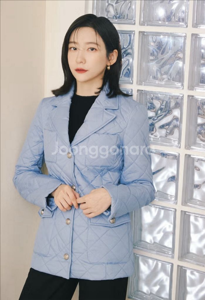 23년 세루티 퀼팅 하프코트 자켓 점퍼 누빔 경량 패딩--3