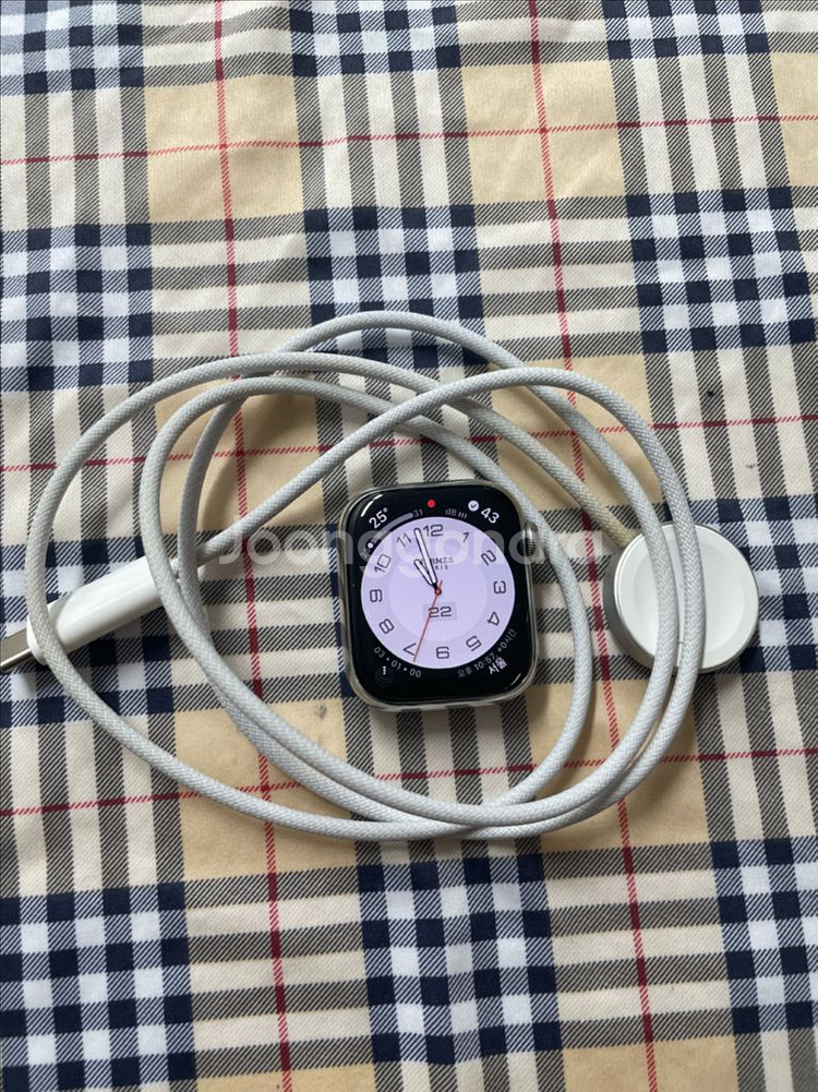 애픙워치9에르메스 41mm 실버 SSS급--0