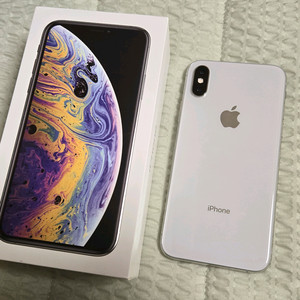 아이폰xs 실버 64GB 카메라무음