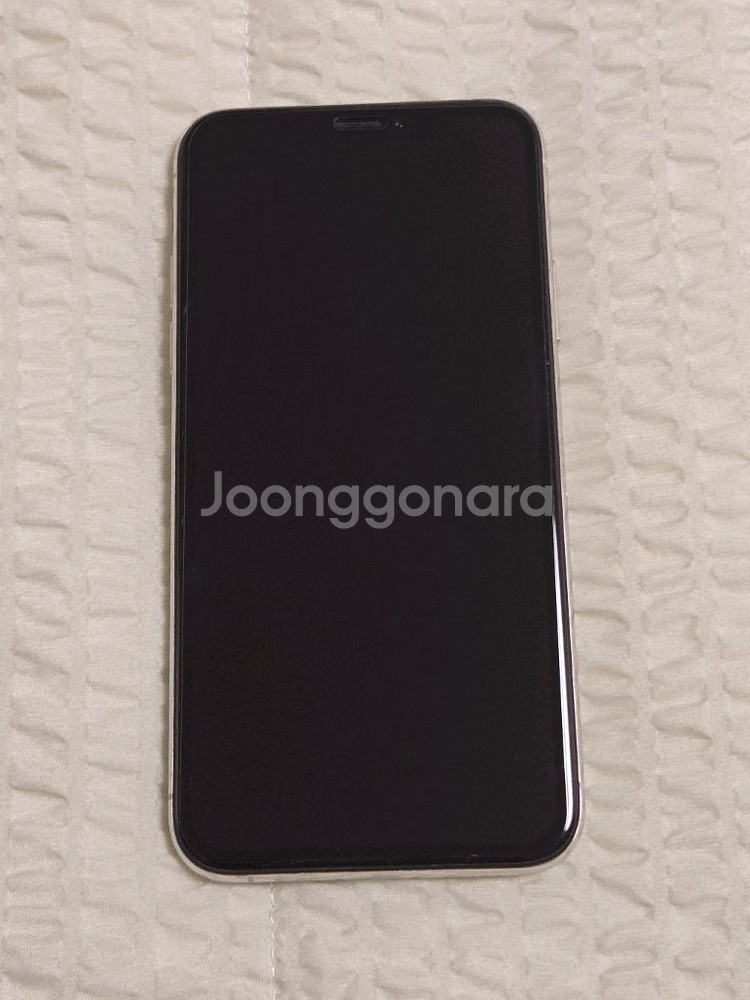 아이폰xs 실버 64GB 카메라무음--2