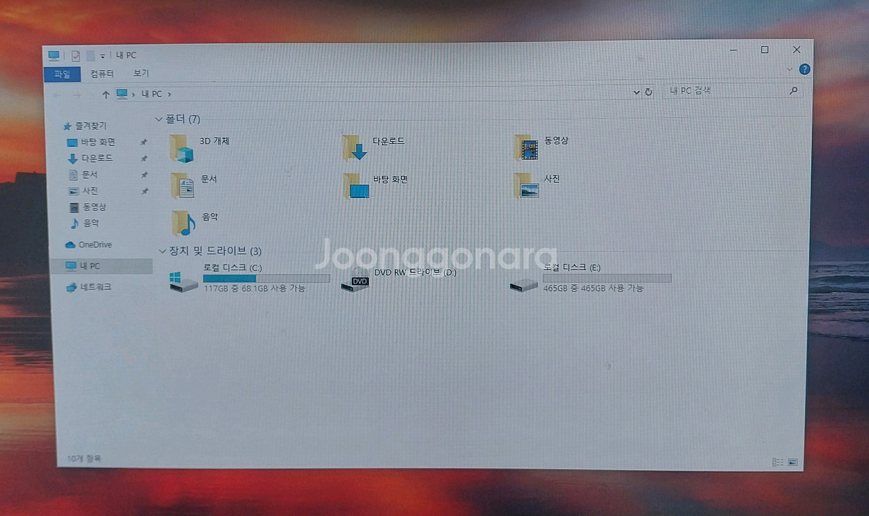 (중고)삼성 가정/사무 데탑팝니다.(i3 8세대)--4