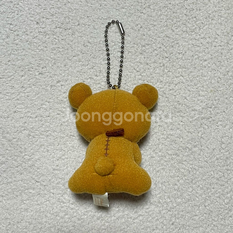 고전 리락쿠마 체크쿠션 키링--1