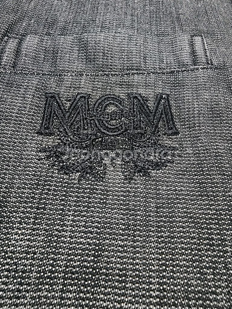 빈티지 MCM 엠씨엠 데님 베스트 조끼--4
