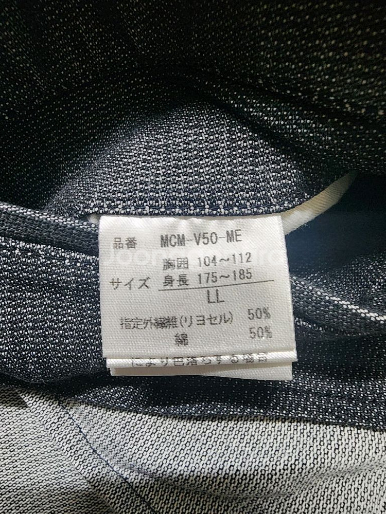 빈티지 MCM 엠씨엠 데님 베스트 조끼--5