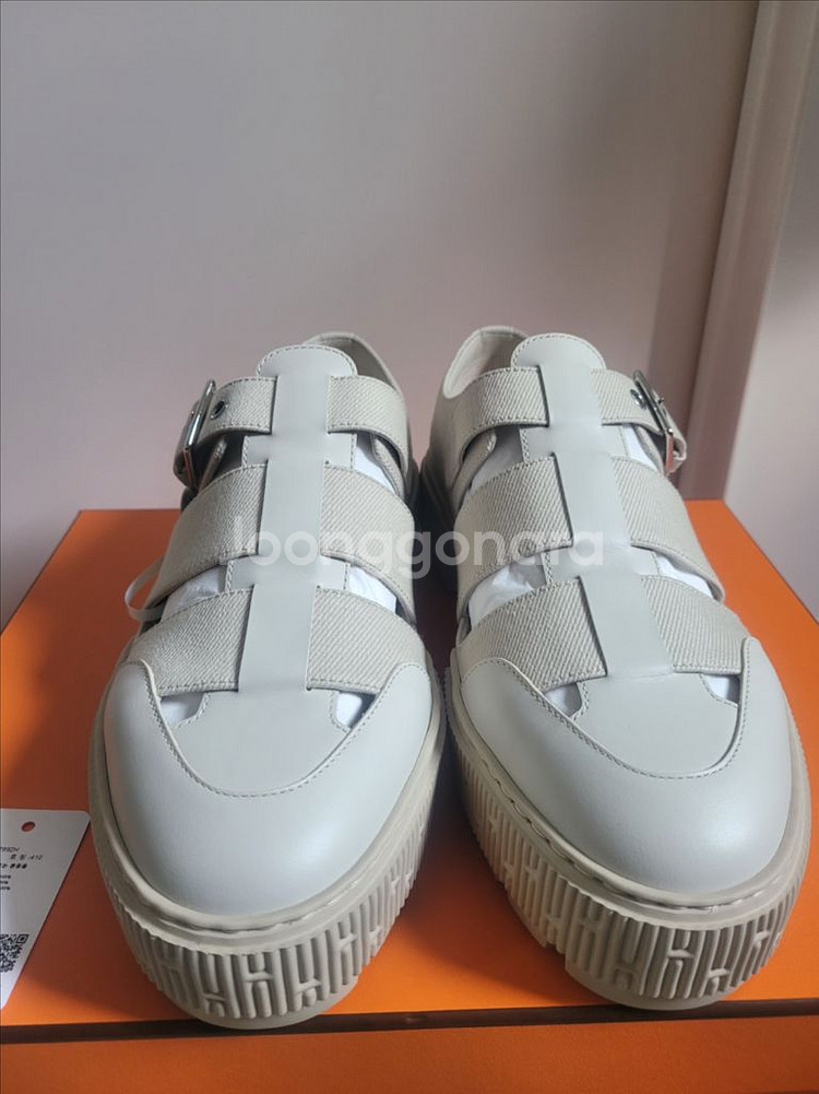 (새상품)에르메ITEM샌들 베이지--3