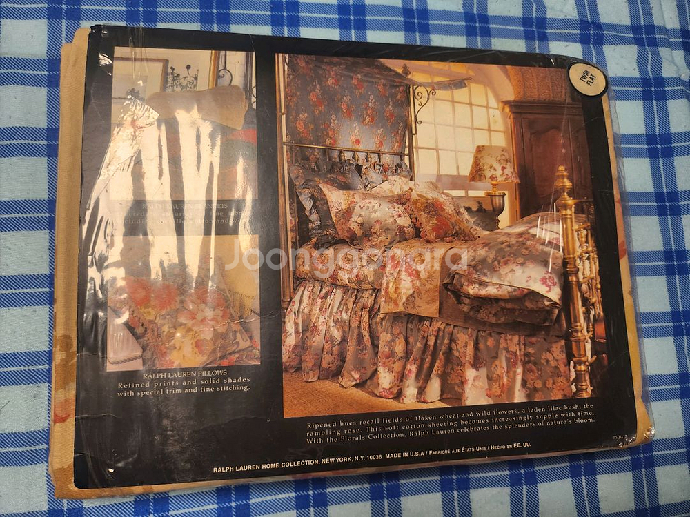 랄프로렌 USA 이불 (트윈 플랫)--1