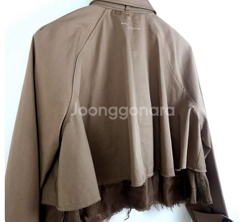 38 메종 마르지엘라 MM6 트렌치 크롭 자켓 S52A--3