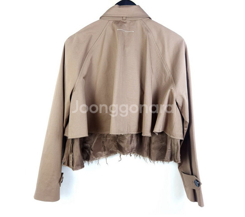 38 메종 마르지엘라 MM6 트렌치 크롭 자켓 S52A--1