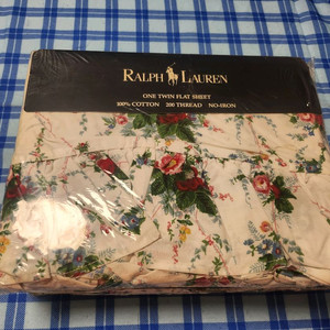 랄프로렌 USA 이불 (트윈 플랫) 러플