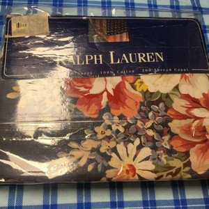 랄프로렌 USA 이불 (퀸 플랫)